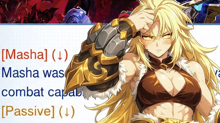 REVAMPED MASHA IS BACK BUT OVERPOWERED