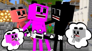 Monster School : CARTOON CAT GOT A NEW BABY - Minecraft Animation