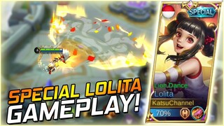 SPECIAL SKIN: LOLITA "LION DANCE" FULL GAMEPLAY – MOBILE LEGENDS BANG-BANG