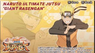 Ultimate Jutsu Naruto "GIANT RASENGAN"