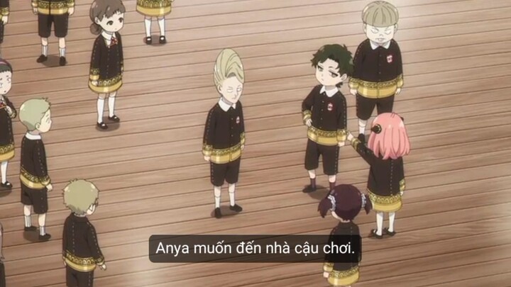 Ấn tượng ngày đầu gia nhập học viện của Anya là mỉn cười thật ngầu rồi sau đó😂