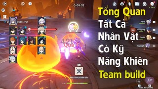 Genshin Impact - Xây dựng một team solo không co-op - Tất cả nhân vật sử dụng khiên.