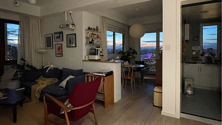 A Home Surrounded by a Stunning Sunset