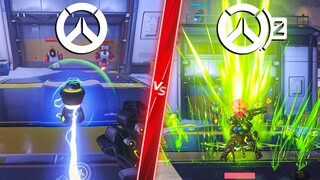 Overwatch 2 vs Overwatch 1 - Direct Comparison! Attention to Detail & Graphics! 4K PC ULTRA