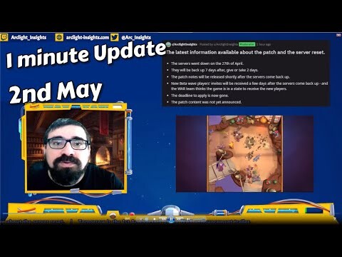 One Minute Update - 2nd May | Warcraft Arclight Rumble | Arclight insights Channel