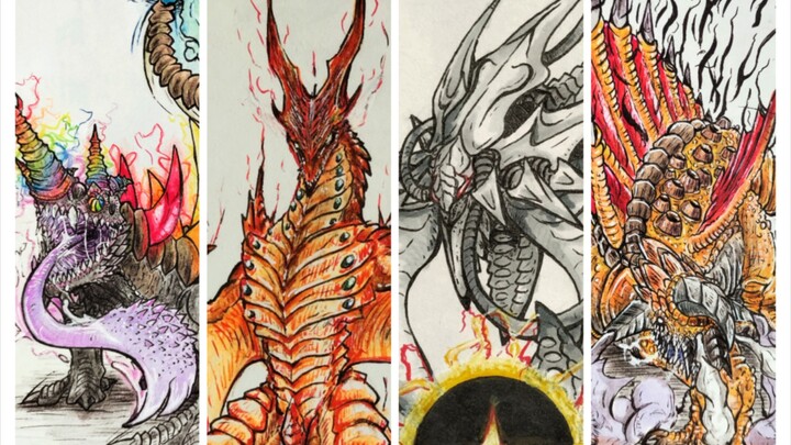 [UP personal style design] Special effects of the Showa Gamera series monsters