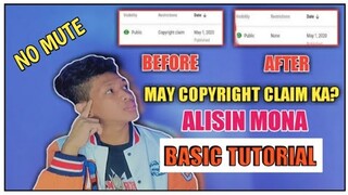 BASIC STEP PARA MATANGGAL ANG COPYRIGHT CLAIM IN ONE MINUTES