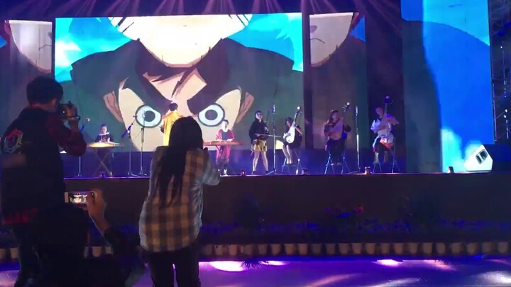 The Hokage at the opening ceremony is very cool