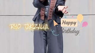 今天是斯托马克家二哥演员泷泽谅的生日 他单人跳op舞短视频(假面骑士加布)