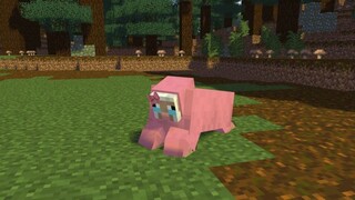 Alex & Ender Girl of sad sheep with food world tagia - minecraft animation