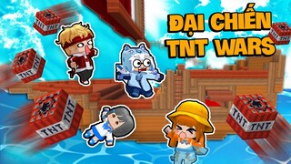 KHANGG ĐẠI CHIẾN TNT WARS CÙNG MEOWPEO VÀ HỘI CHỊ EM TRÊN THUYỀN CƯỚP BIỂN TRONG MINI WORLD