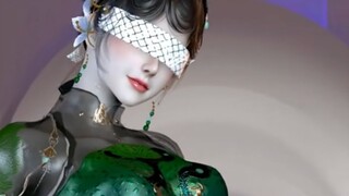 Green Snake sister appears, is there any applause and screams (all the characters in the video are c