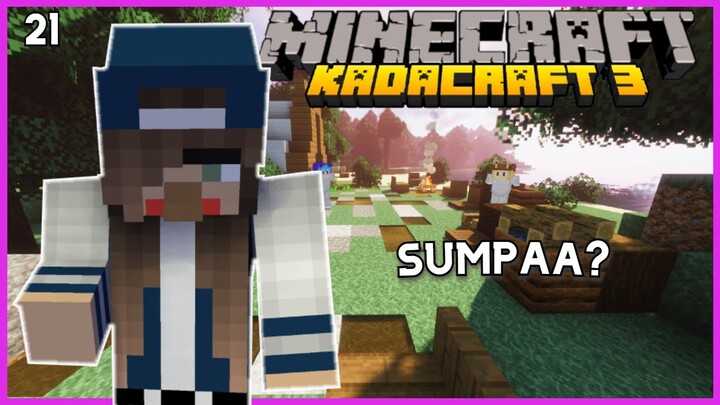 KadaCraft S3 EP21 | SUMPA? & BUILDING A CAMP SITE (Minecraft Tagalog)