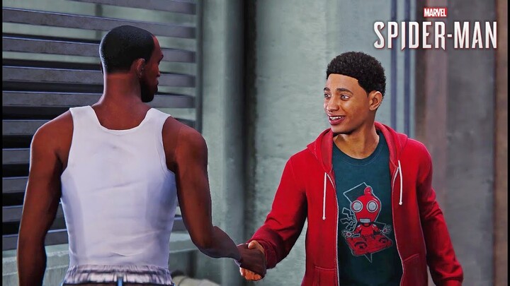 Miles Morales Meets "CJ" Carl Johnson Spider-Man PC Mod