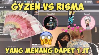 GYZEN VS RISMAA😍YANG MENANG DAPET 1 JUTA😱