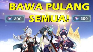 300 FATES! GACHA XIAO & SHENHE! TIPS MENANG RATE OFF! WOW! | Genshin Impact Indonesia Update 2.4