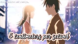 AMV || 5 centimeters per second