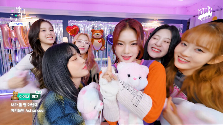 STAYC live performance of Teddy Bear + SAME SAME, idol variety show cut