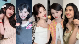 谁是真甜妹？女明星kiss kiss shy shy手势舞合集！毛晓彤 郑合惠子 程潇 杨肸子 卢昱晓