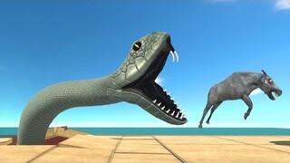 Black Mamba Sudden Attack From Below - Animal Revolt Battle Simulator