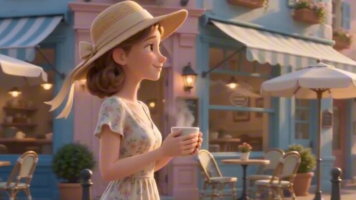 Cozy European Cafe ☕ Relaxing Lofi for Focus & Rest