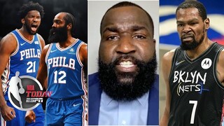 Perk: Healthy Nets with Durant, Irving & Simmons can't beat 76ers with Embiid-Harden "monster duo"