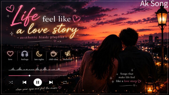 songs that make life feel like a love story 💗 | aesthetic hindi playlist 🌙✨
