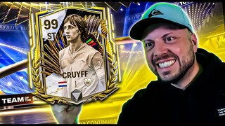 GANHEI A CARTA DO CRUYFF 99 no fc MOBILE 24  pack open