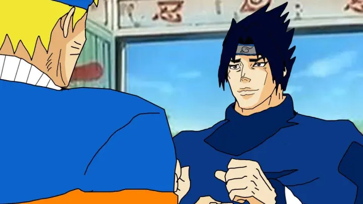 [MAD]Recreation of deleted scenes in <Naruto> in Hirohiko's style