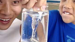 儿子给我做了个震撼世界的水龙卷