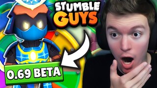 *NEW* 0.69 BETA UPDATE IN STUMBLE GUYS! (SKINS, MAPS, EMOTES)
