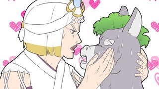 [Tulisan tangan Onmyoji] Saya punya keledai kecil (versi Eropa dan non-Eropa) berisi Kinnara~