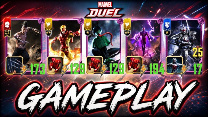 GAMEPLAY 100% COM O TIME MAGNETIC WARRIORS | MARVEL DUEL