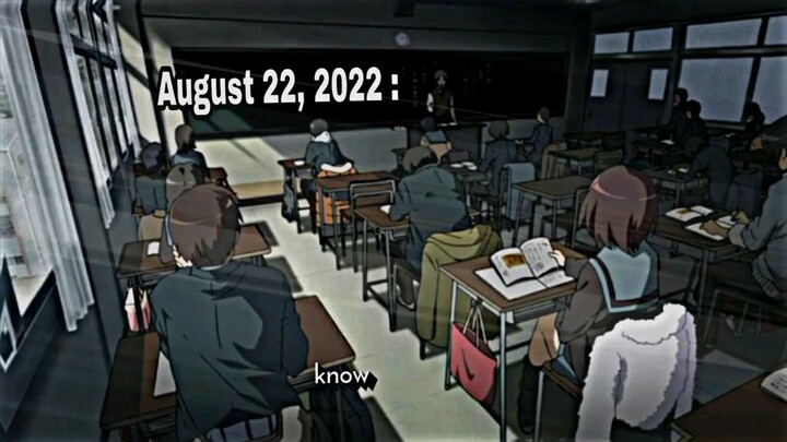 End of school year