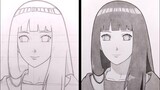 How to Draw Hinata Hyuga - Boruto