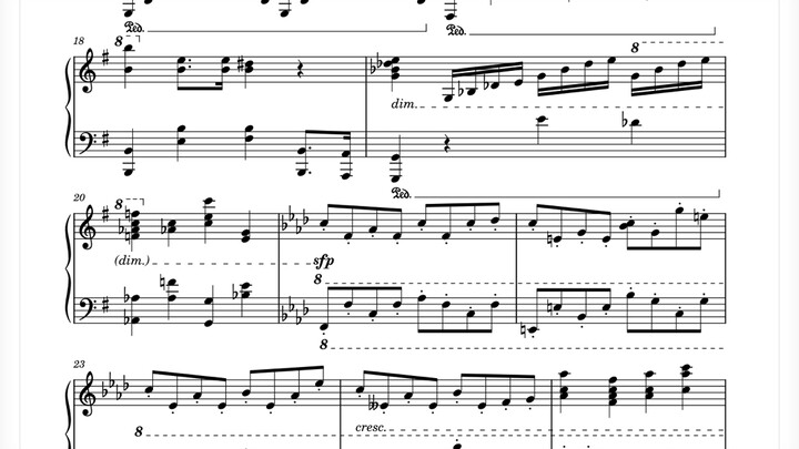 بجم لـ"كيوتو إنفينيتي" من "شعلة الغيب" (مقطع) توزيع عزف على البيانو