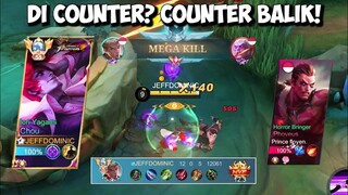 SIKSA BUCIN DI TIER MYTHICAL GLORY! Niat nge-Counter Chou Malah Di Counter Balik Sampai Feeder!!