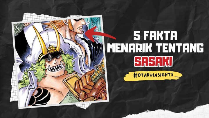 5 Fakta Menarik Tentang SASAKI | Fakta Onepiece | Otakuinsights 🔥