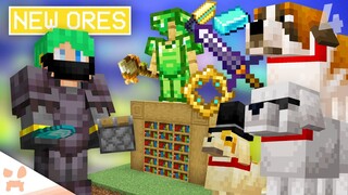 NEW ORES, SECRET DOORS, + MORE! (reviewing new minecraft addons 4)