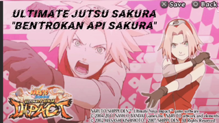 Ultimate Jutsu Sakura "Bentrokan Api Sakura"