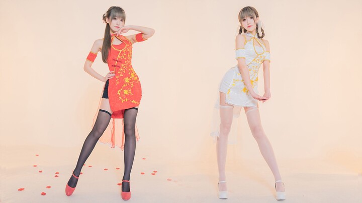 Stunning cheongsam transformation ❀ A touch of rouge color