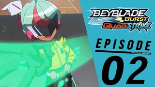 BEYBLADE BURST QUADSTRIKE EPISODE 2: The Rebirth! Divine Belfyre!