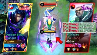 YUZUKE VS TOP 1 SUPREME YU ZHONG IN RANKED GAME! | WHO IS THE KING OF LIFESTEAL?! (INTENSE MATCH!)