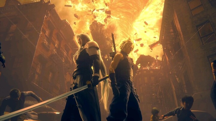 [Final Fantasy 7 Remake] The most powerful CG---the world famous painting, the funds are burning!