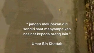 kata kata Umar bin Khattab ✨