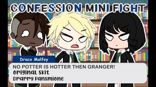 Confession Mini Fight || ORIGINAL SKIT || Gacha Club || Ft.Wizard_Cola || Drarry & little Pansmione