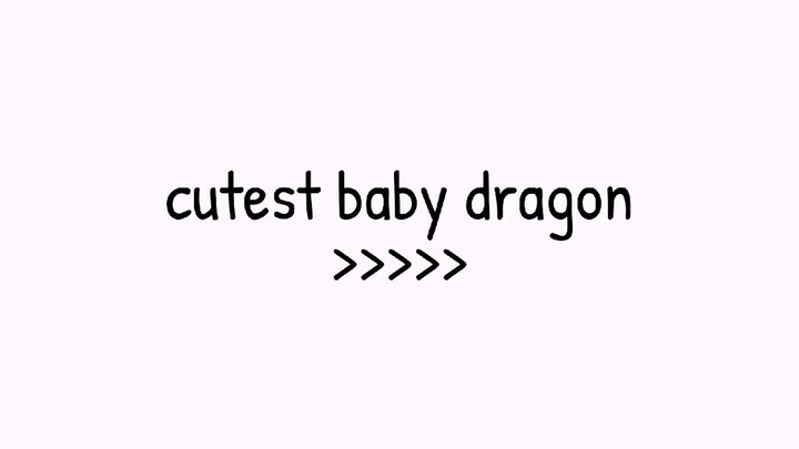The Cutest Baby Dragon😍