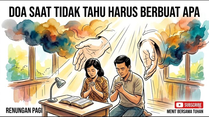 Renungan dan Doa Pagi 7 September 2026. Doa Saat Tidak Tahu Harus Berbuat Apa