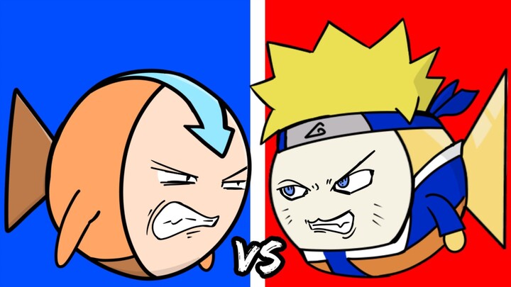AVATAR VS NARUTO 💀(VERSI IKAN)