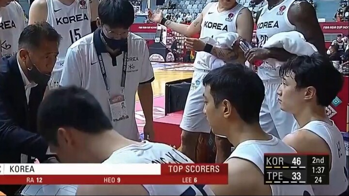 Korea v Chinese Taipei - FIBA Asia Cup 20220714